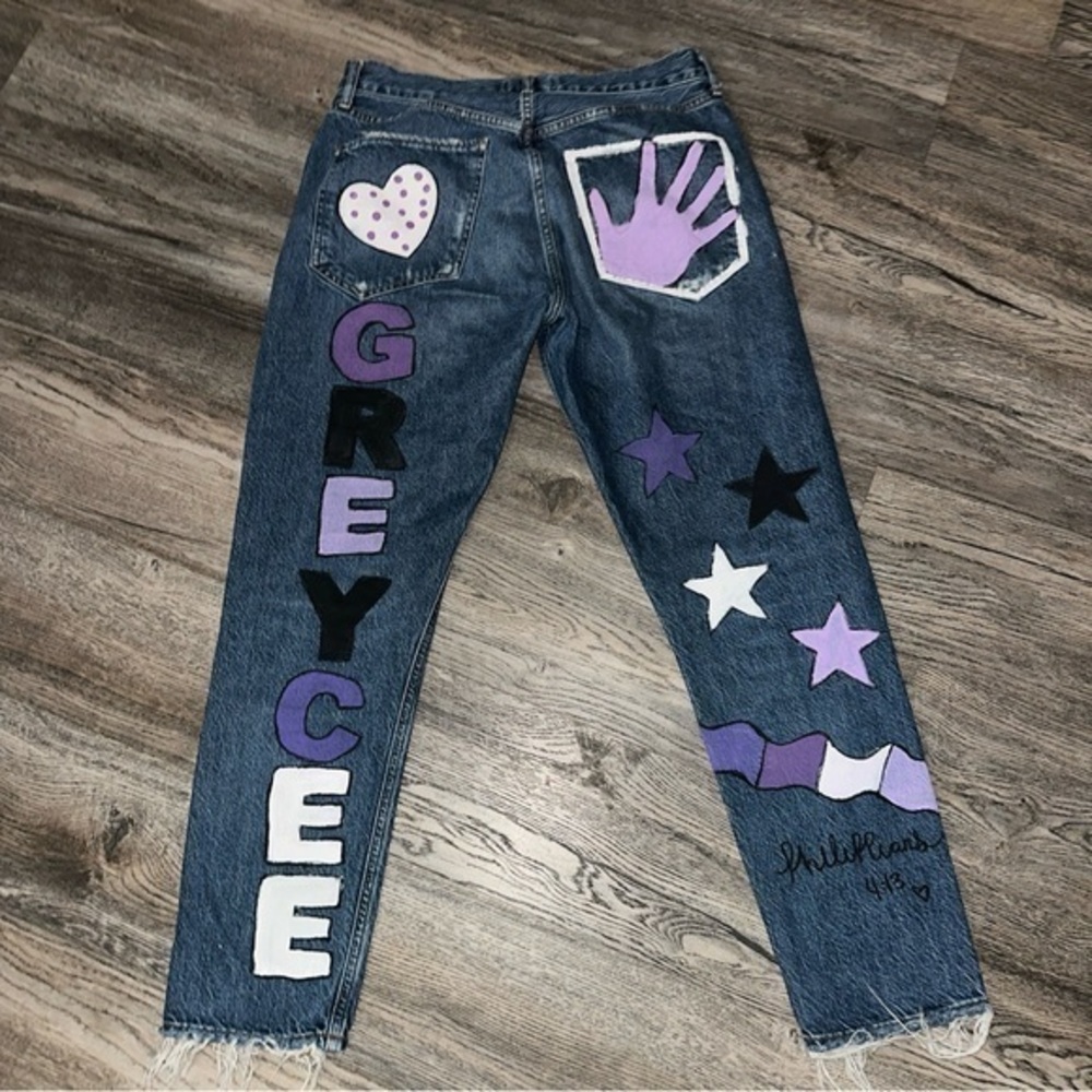 agolde jeans painted size‎ 29 X 26